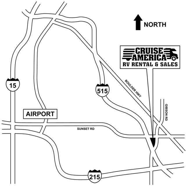 Cruise America locations - Las Vegas