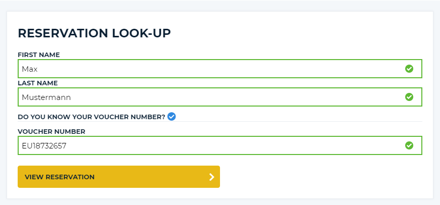 Come modificare o cancellare una prenotazione online-accedere alla prenotazione