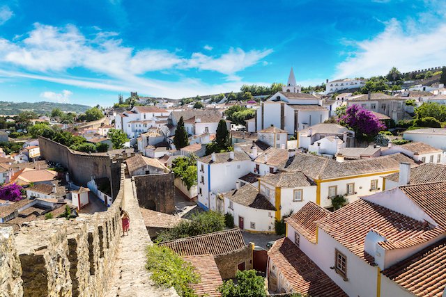 Road trip ad Obidos, Portogallo