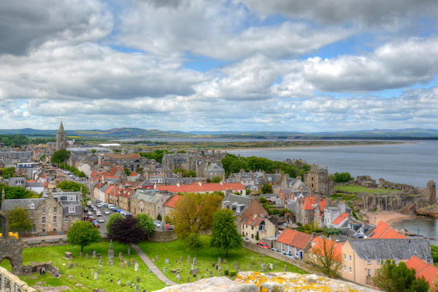 Road trip a St. Andrews, Scozia