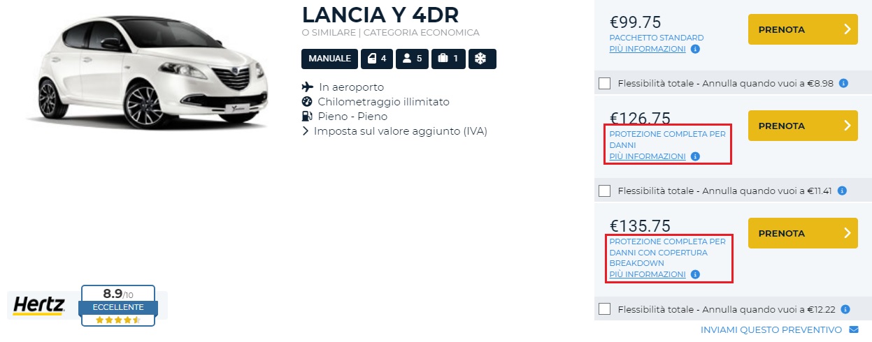 Protezione completa per danni